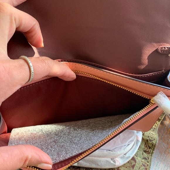 Authentic COACH 1941 pebbled Leather patches Flap snap Crosby LIMITED EDITION - Picture 8 of 13